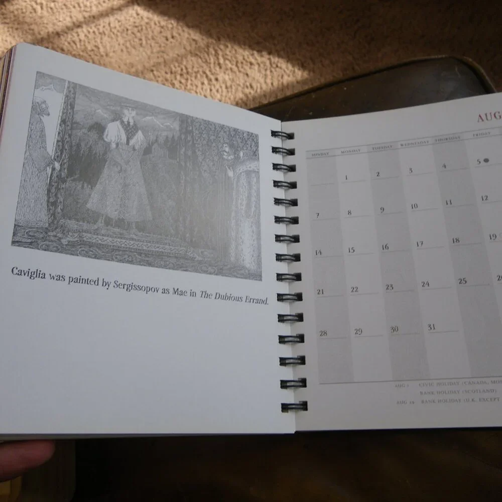 Edward Gorey: The Blue Aspic 2005 Engagement Calendar